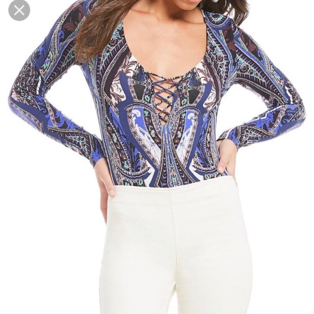 Free People Long Sleeve Onesie size M; like new